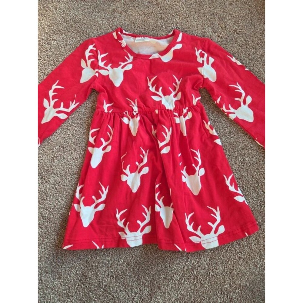 Christmas deer dress - seasonal